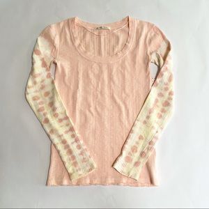 Free People Big Sur Long Sleeve Thermal Tie Dye
